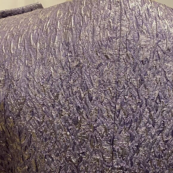 Balenciaga Paris metallic lavender dress coat, size 38(S) - Picture 9 of 14